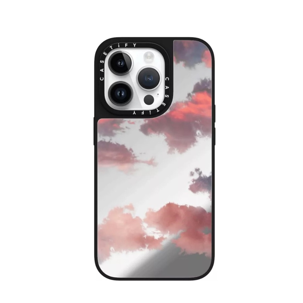Casetify Mirror Case with MagSafe for iPhone 15 Pro - Clouds